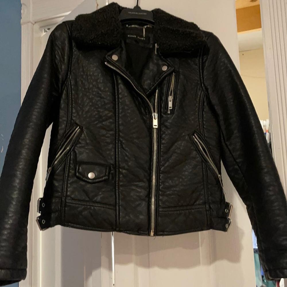 Real leather jacket